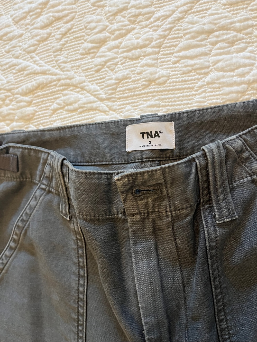 TNA Women’s Dark grey Utility Cargo Pants